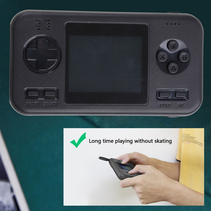 P9YE kézi játékkonzol 2,8" színes képernyős retro játéklejátszó Beépített 416 játék 8000 mAh gyors teljesítménnyel, 48 óra