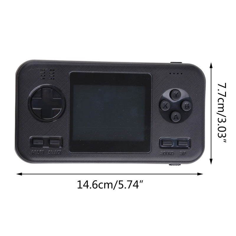 P9YE kézi játékkonzol 2,8" színes képernyős retro játéklejátszó Beépített 416 játék 8000 mAh gyors teljesítménnyel, 48 óra