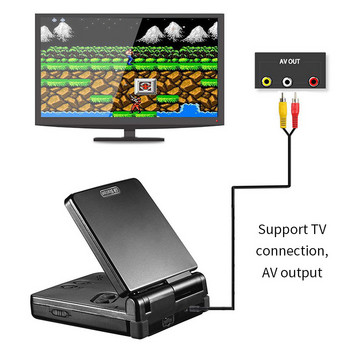 Ретро преносима мини ръчна конзола за видеоигри 3,0-инчов цветен LCD Детски цветен плейър с вградени 500 игри Детски