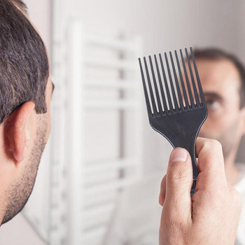 Φαρδιά βούρτσα δοντιών Pick Comb Pick Hairbrush Insert Hair Pick Comb Hairstyle Αξεσουάρ για κουλουριασμένα μαλλιά Πλεκτά μαλλιά Αλογοουρά