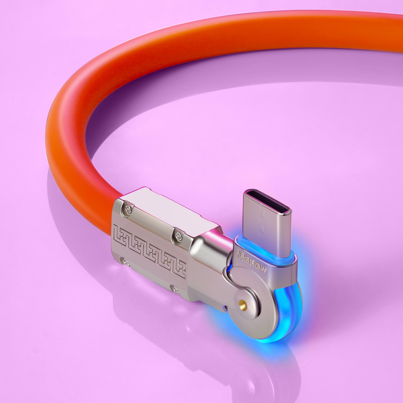 USB A į USB C tipo laidas greito įkrovimo įkroviklio laidas skirtas OPPO / VIVO Realme Huawei Poco Samsung ekrano laidas