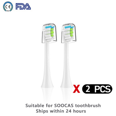 SOOCAS X3 sorozatú csere fogkefefej-utántöltő Sonic elektromos kefefejekhez V1/X3/X5/X3U/X3P