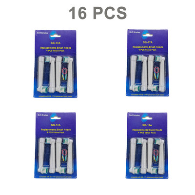 20tk Oral AB Sensitive Gum Care elektriline hambahari asendusharjapead Tundlikud harjapead eriti pehmete harjastega