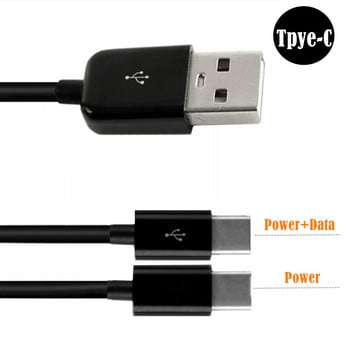 1,5 м 1 м 0,3 м Тип-C 1 до 4 порта Тип C USB C към USB Y Сплитер Кабел за дата за многократно зареждане Кабел за смартфон таблет