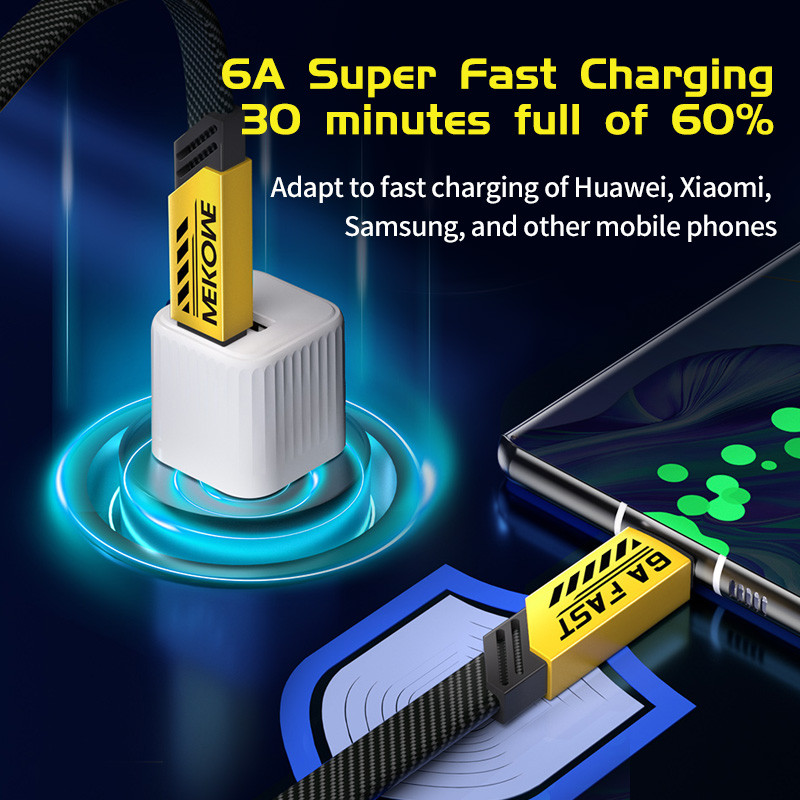 WEKOME Novi Mech Style CC 100W / PD 20W podatkovni kabel za brzo punjenje za Apple Huawei Xiaomi Samsung