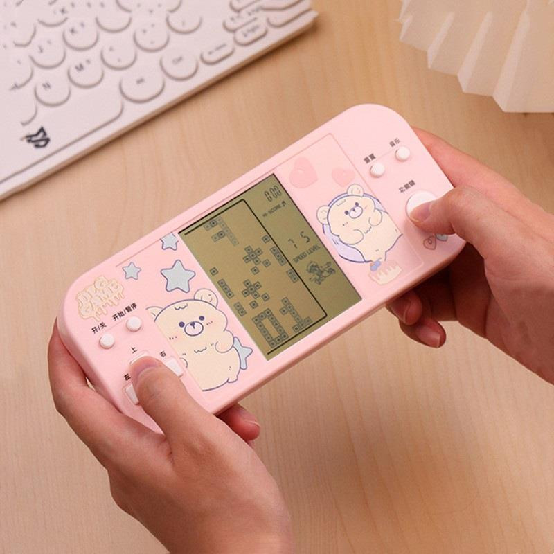Handheld Game Console 4,1 colio didelio ekrano klasikinis retro žaidimų vaizdo lavinimas Vaikų gimtadienio Kalėdų dovanų žaidimų konsolė