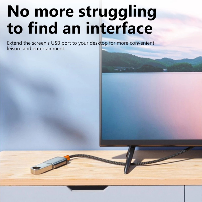 6A USB 3.0 produžni kabel Ženski na muški produžni kabel Brzi prijenos podataka Kabel za računalo Kamera TV Kabel 1m/1.5m