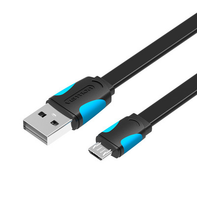Ventioni lame mikro-USB kaabel Xiaomi Redmi Samsung 2.4A kiirlaadimise Microusb andmelaadija juhe Android mobiiltelefoni kaablitele