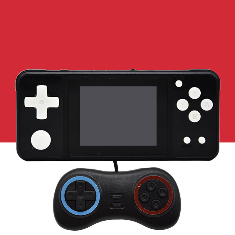 Consolă de jocuri portabilă de 3,0 inci Consolă de jocuri retro pentru doi jucători 380 încorporată Jocuri clasice Cutie pentru player de buzunar