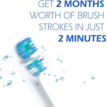 EB417 DOUBLE CLEAN Ανταλλακτικές κεφαλές οδοντόβουρτσας για Oral B Electric Brush Heads Refill Vitality