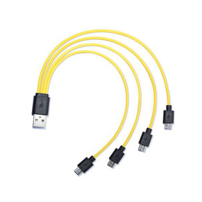 USB 2.0 na mikro USB razdjelni kabel Brzo punjenje 1/2/3/4 mikro usb kabel kabel za Android telefon Power Bank AA AAA baterija