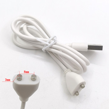 2pin 7mm за акумулаторни играчки за възрастни DC вибратор магнитен кабел кабел USB захранване кабел зарядно устройство секс продукти секс машина