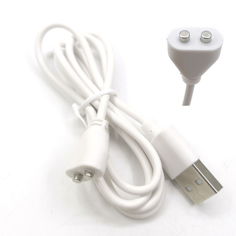 2 tűs 7mm újratölthető felnőtt játékokhoz DC vibrátor mágneses kábel kábel USB tápegység töltő kábel szex termékek szexgép