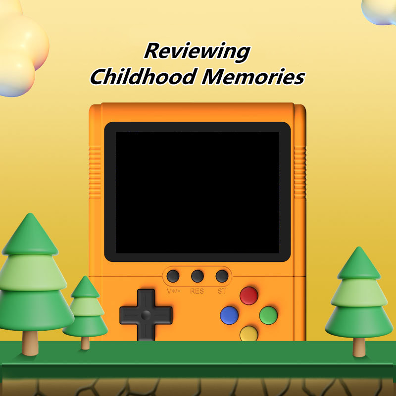 K50 Prijenosna mini retro konzola za videoigre Ugrađeno 500 klasičnih igara 400mAh 3,5″ TFT ekran TV/računalo za djecu Poklon