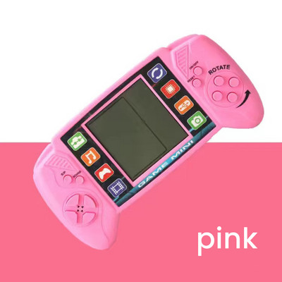 Mini consolă portabilă de jocuri video de 3,5 inci Ecran portabil retro LCD pentru copii color aparat cu carduri pentru elevi Player video portabil de buzunar