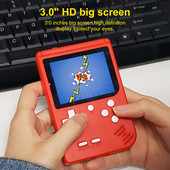 1/3 vnt. rinkinys NES žaidimų konsolės USB įkraunamas 400 viename televizorius Vidio žaidimų aparatas rankinis 3 colių 8 bitų TFT spalvotas ekranas, dovana vaikams