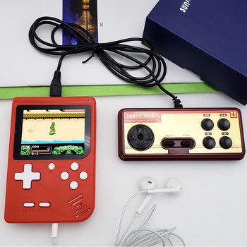 1/3 бр. Комплект игрова конзола NES USB акумулаторна 400-в-1 TV Vidio Игрова машина Ръчна 3-инчов 8-битов TFT цветен екран Подарък за деца