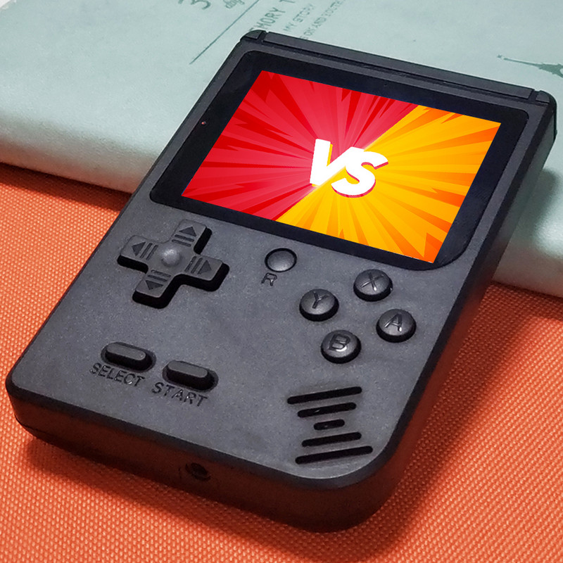 1/3 vnt. rinkinys NES žaidimų konsolės USB įkraunamas 400 viename televizorius Vidio žaidimų aparatas rankinis 3 colių 8 bitų TFT spalvotas ekranas, dovana vaikams