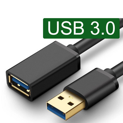 USB 3.0 kaabel USB-USB pikenduskaabel arvuti sülearvutile Smart TV Xbox One SSD USB 3.0 2.0 pikendusjuhtme kiire kaabel