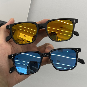Модни квадратни слънчеви очила Driver Men Vintage Shades Мъжки слънчеви очила Brand Design Mirror Retro Oculos De Sol Masculino