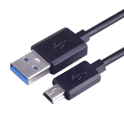 Mini USB V3 andmekaabel 5-kontaktiline mini-USB to USB 2.0 andmekaabel MP3 MP4-mängija jaoks auto DVR GPS digikaamera vanastiilis mobiiltelefon