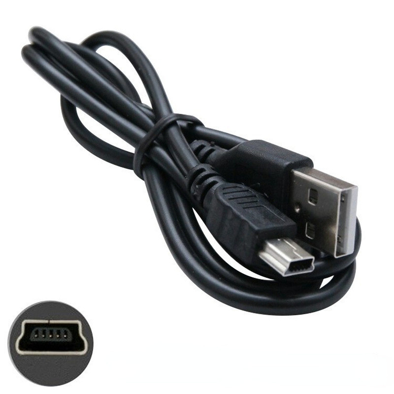Mini USB V3 duomenų kabelis 5 kontaktų mini USB prie USB 2.0 duomenų kabelis, skirtas MP3 MP4 grotuvui Automobilinis DVR GPS skaitmeninis fotoaparatas Seno stiliaus mobilusis telefonas