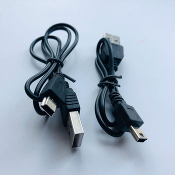 1бр USB 2.0 към Mini USB кабел за данни за цифрови фотоапарати за MP3 MP4 плейър USB кабел за зарядно устройство Линия 80 см