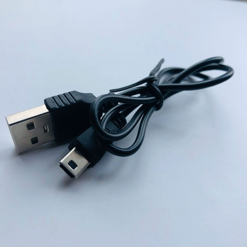 1 vnt. USB 2.0 ir mini USB duomenų kabelis skaitmeniniams fotoaparatams, skirtas MP3 MP4 grotuvui USB duomenų įkroviklio kabelio linija 80 cm