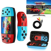 Κονσόλα παιχνιδιών χειρός σε 620 Classic Games Υποστήριξη Τηλεόρασης 3,0 ιντσών Επαναφορτιζόμενη ρετρό συσκευή αναπαραγωγής βιντεοπαιχνιδιών Έξοδος AV με φορητό κέλυφος