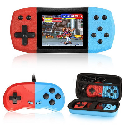 Κονσόλα παιχνιδιών χειρός σε 620 Classic Games Υποστήριξη Τηλεόρασης 3,0 ιντσών Επαναφορτιζόμενη ρετρό συσκευή αναπαραγωγής βιντεοπαιχνιδιών Έξοδος AV με φορητό κέλυφος