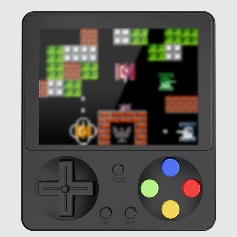 Mini hordozható retro kézi játékkonzol 333 játékkal támogatja az AV TV csatlakozást