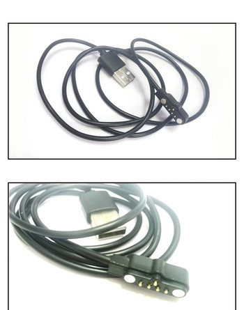 1-3 бр. 5-пинов Pogo магнитен кабел за детски смарт часовник Кабел за зареждане USB 2,54 мм кабел за зареждане за A20 A20S TD05 V6G Магнитно зарядно устройство