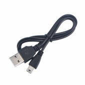 1/2 vnt 45 cm universalus 5 kontaktų mini USB duomenų kabelis įkrovimo įkroviklio laido laidai laidų jungtis MP3 MP4 grotuvui sena telefono kamera