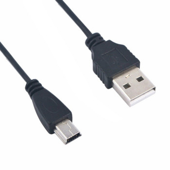 1/2 бр. 45 см универсален 5-пинов мини USB кабел за данни Кабел за зареждане Кабел за кабели Конектор за MP3 MP4 плейър Стар телефон Камера