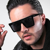 Retro mustad ruudukujulised päikeseprillid Meeste bränd Disainer õues mood päikeseprillid Klassikalised vintage meeste varjud Driving Gafas De Sol