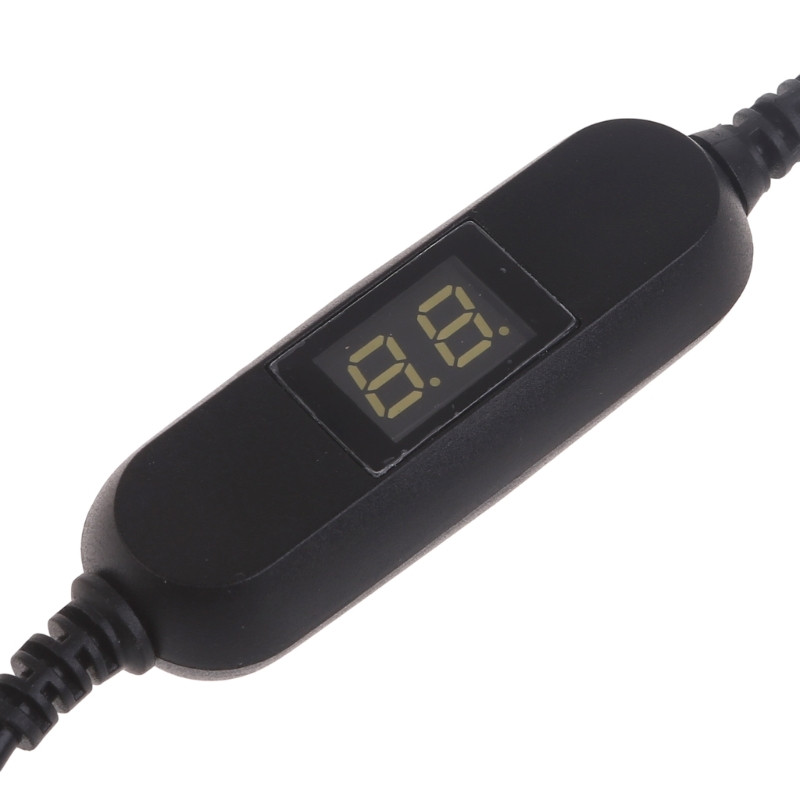 C-tüüpi USB C 5 V kuni 1,2 V 3 V 4,5 V 6 V 7,5 V 9 V 12 V 2,5 mm/3,5 mm/4,0 mm/5,5 mm Reguleeritava pingega kaabel Samm-üles-alla muunduri juhe