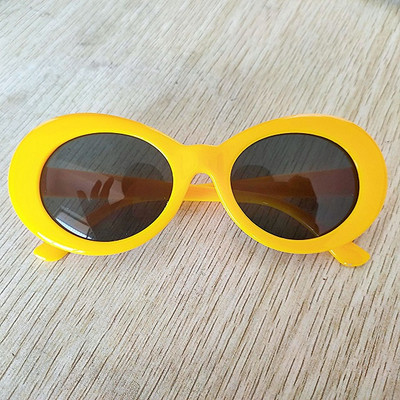 2023 m. Goggle Kurt Cobain akiniai ovalūs akiniai nuo saulės moteriški akiniai madingi karšti senoviniai retro akiniai nuo saulės moteriški UV400 Gafas De Sol