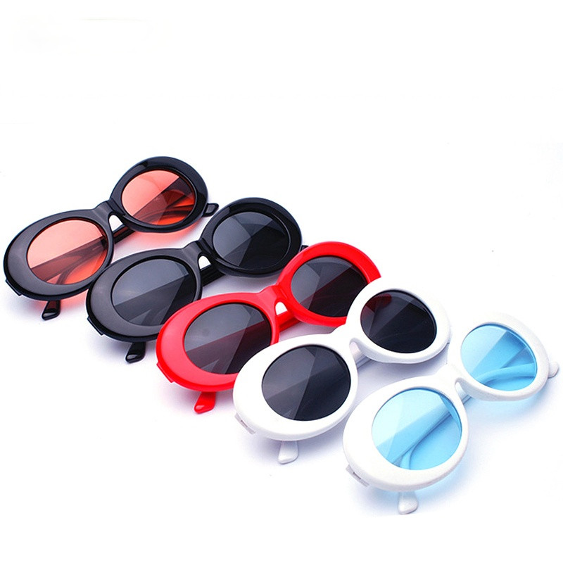 2023 m. Goggle Kurt Cobain akiniai ovalūs akiniai nuo saulės moteriški akiniai madingi karšti senoviniai retro akiniai nuo saulės moteriški UV400 Gafas De Sol