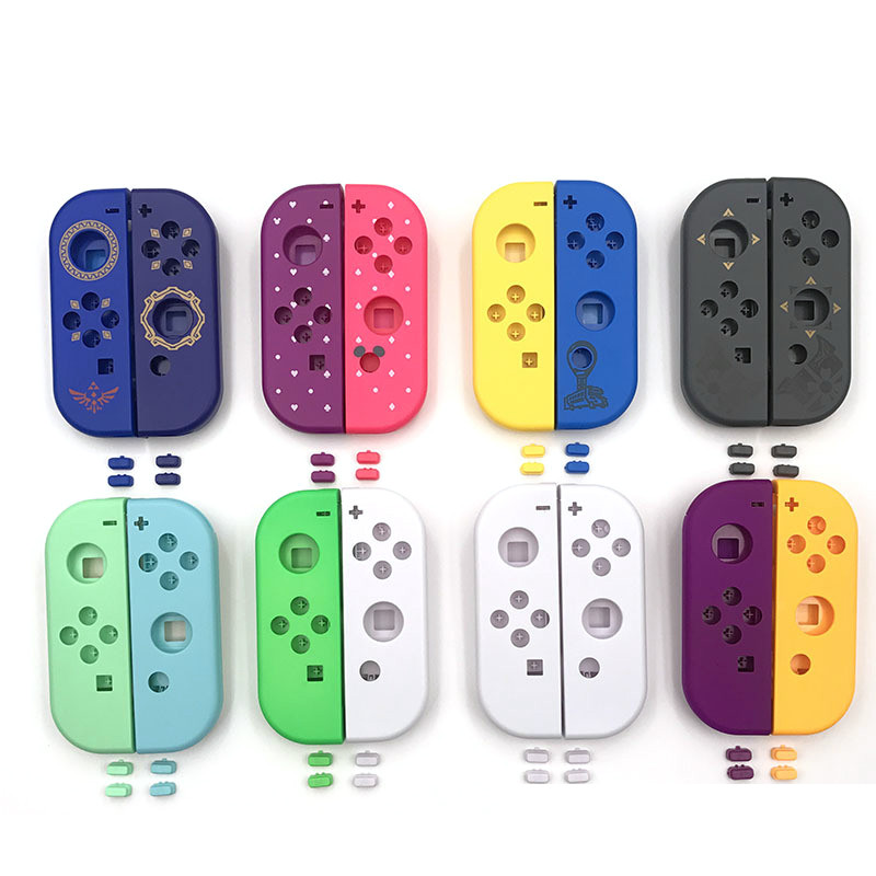 Pakaitinis korpusas Joy-Con Shell dėklo rinkinys Joy-Con korpuso korpusui NS / Oled Joycon pakeitimo mygtukai LR priedai