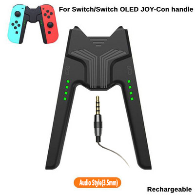 Mängukontrolleri vasak ja parem laadimisdoki käepide Nintendo lüliti/lüliti jaoks OLED Joy-con käepide V-kujuline mängupuldi laadija alus