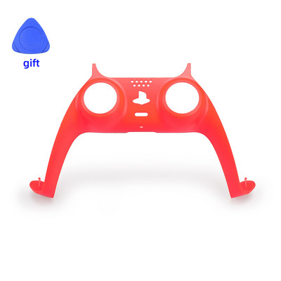 Τροποποιημένο χειριστήριο για PS5 μεσαίο ανταλλακτικό κλιπ Shell DIY Διακοσμητική θήκη με λωρίδες δέρματος για αξεσουάρ Playstation 5