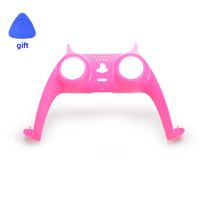 Τροποποιημένο χειριστήριο για PS5 μεσαίο ανταλλακτικό κλιπ Shell DIY Διακοσμητική θήκη με λωρίδες δέρματος για αξεσουάρ Playstation 5