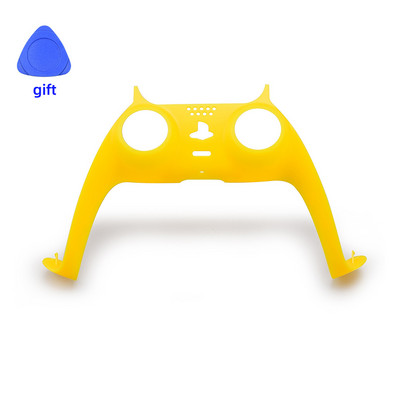 Τροποποιημένο χειριστήριο για PS5 μεσαίο ανταλλακτικό κλιπ Shell DIY Διακοσμητική θήκη με λωρίδες δέρματος για αξεσουάρ Playstation 5