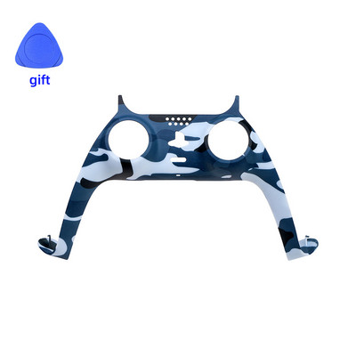 Τροποποιημένο χειριστήριο για PS5 μεσαίο ανταλλακτικό κλιπ Shell DIY Διακοσμητική θήκη με λωρίδες δέρματος για αξεσουάρ Playstation 5