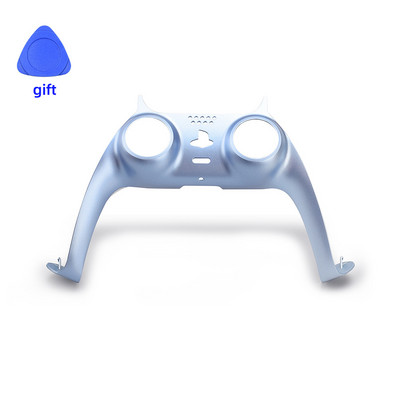 Τροποποιημένο χειριστήριο για PS5 μεσαίο ανταλλακτικό κλιπ Shell DIY Διακοσμητική θήκη με λωρίδες δέρματος για αξεσουάρ Playstation 5