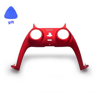 Τροποποιημένο χειριστήριο για PS5 μεσαίο ανταλλακτικό κλιπ Shell DIY Διακοσμητική θήκη με λωρίδες δέρματος για αξεσουάρ Playstation 5