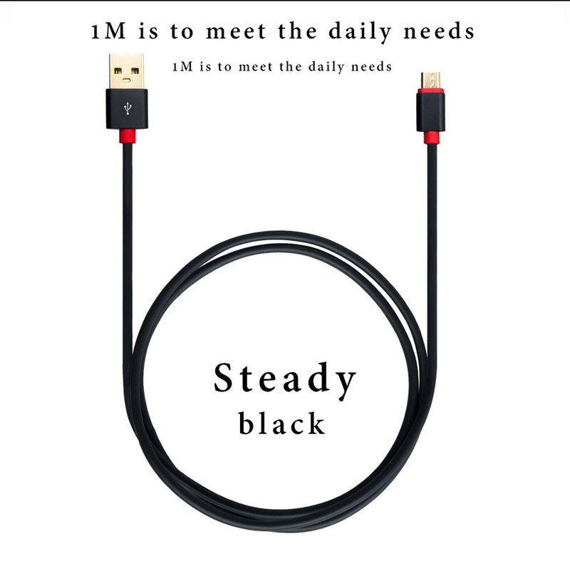 Mikro-USB-kaabel kiirlaadimisliin Android-mobiiltelefonile Andmesünkroonimiskaabel Laadijakaabel Nutitelefon tahvelarvutile 30CM 1M 1,5M 2M 3M