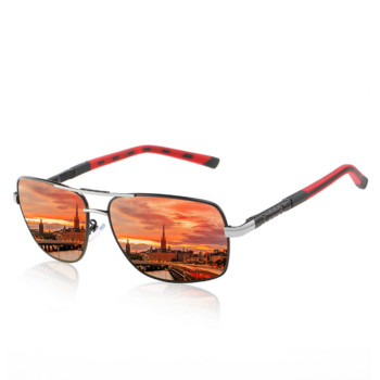 Κλασικά πολυτελή ανδρικά πολωτικά γυαλιά ηλίου Driving Ψάρεμα Πεζοπορία Γυαλιά ηλίου Ανδρικά Vintage γυαλιά Man Shades UV400 Μεταλλικός σκελετός
