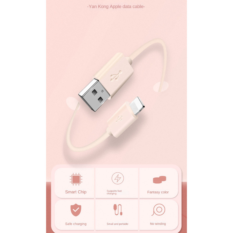 2023 Pink USB-Lightning kábel Apple iPhone 14 13 11 12 Pro Max XS XR gyorstöltő telefonhoz USB C dátum kábel iPadhez