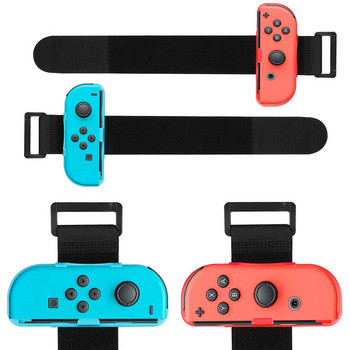 2бр. Регулируема каишка за гривна за игри за Nintendo Switch Joy-Con Controller Wrist Dance Band Лента за ръка за Switch Oled Аксесоари